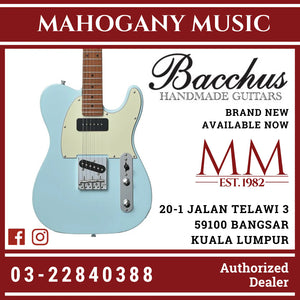 Bacchus BTE-2-RSM/M-PTL-SOB Universe Series Roasted Maple Electric Guitar, Pastel Sonic Blue