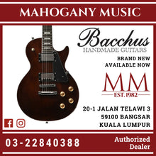Bacchus DUKE-STD-A-BR Global Series Electric Guitar, Aged Brown