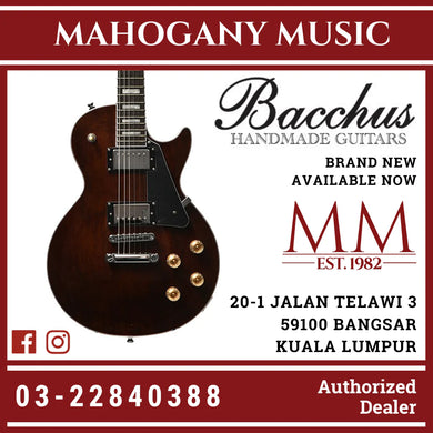 Bacchus DUKE-STD-A-BR Global Series Electric Guitar, Aged Brown