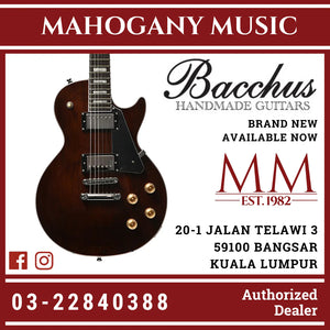 Bacchus DUKE-STD-A-BR Global Series Electric Guitar, Aged Brown