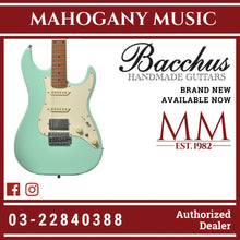 Bacchus GS-2DX RSM/M-SFB Universe Series Roasted Maple Electric Guitar, Sea Foam Blue