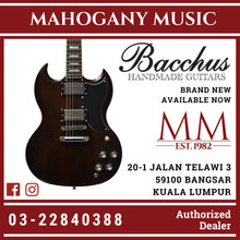 Bacchus MARQUIS-STD-A-BR Global Series Electric Guitar, Aged Brown