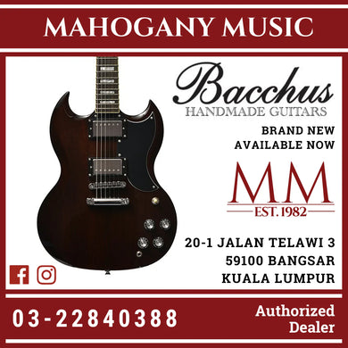 Bacchus MARQUIS-STD-A-BR Global Series Electric Guitar, Aged Brown