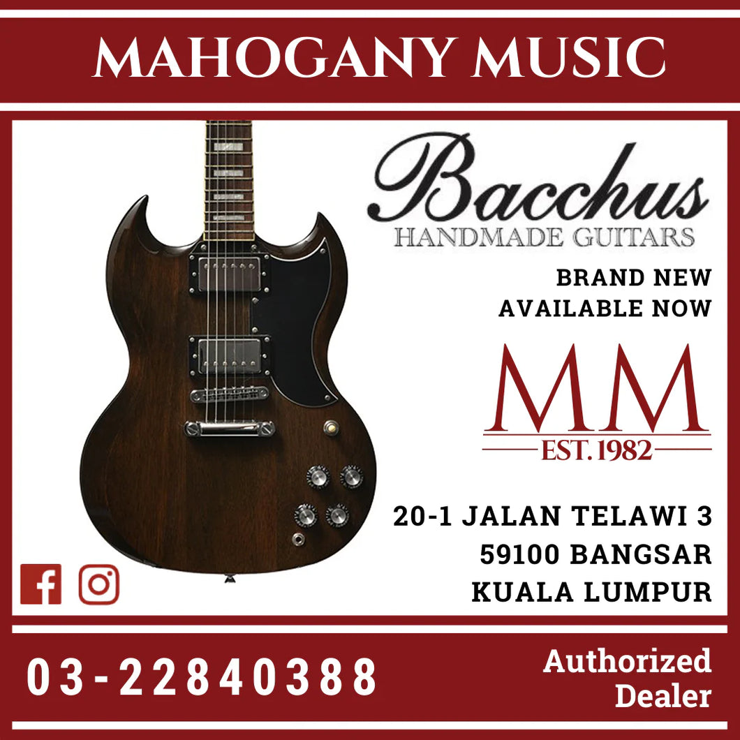 Bacchus MARQUIS-STD-A-CHG Global Series Electric Guitar, Aged Charcoal Grey