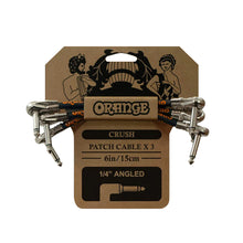 Orange Crush 6" Patch Cable for Effects Pedal - 3 pack