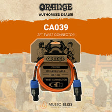Orange Crush 3ft Speaker Cable Speakon Connector (CA039)