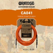 Orange Terror Stamp 1/4 inch - 1/4 Inch Speaker Cable - 20 Foot