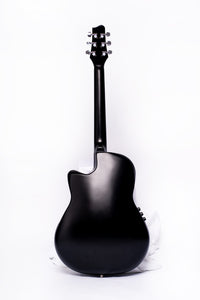 Smiger CE-2021 41-inch Black Spruce Solid Top Carbon Fiber Acoustic-Electric Guitar