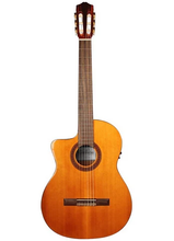 Cordoba C5 CD Lefty Guitar Pack - Solid Canadian Cedar Top, Mahogany Wood Back & Sides, Classical Guitar For Beginners to Intermediate Players