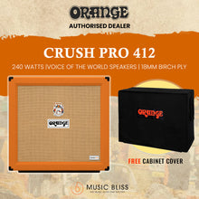 Orange Crush Pro 240-watt 4x12 Closed-back Speaker Cabinet - Orange w/ Free Cover
