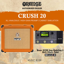 Orange Crush 20 20-watt 1x8" Combo Amp with Mooer GE200 Multi Effects Pedal Package