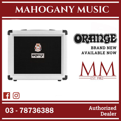 Orange Crush 20RT Orianthi -20Watt Guitar Amp with Reverb Tuner - White with Black Grille