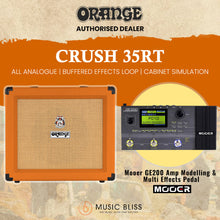Orange Crush 35RT - 35-watt 1x10" Combo Amp with Mooer GE200 Multi Effects Pedal Package