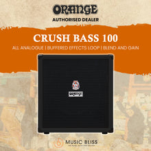 Orange Crush Bass 100 1x15 100W Bass Combo Amplifier - Black