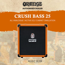 Orange Crush Bass 25 1x8 25W Bass Combo Amplifier