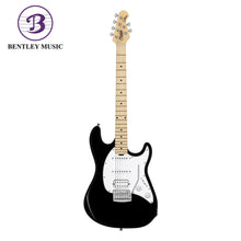 Sterling CT20HSS-BK Intro Series Cutlass HSS Electric Guitar, Black