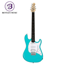 Sterling CT20HSS-ELB Intro Series Cutlass HSS Electric Guitar, Electric Blue