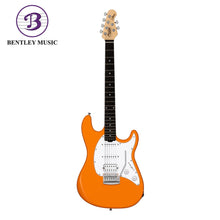 Sterling CT20HSS-SRO Intro Series Cutlass HSS Electric Guitar, Sunrise Orange