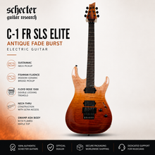 Schecter C-1 FR SLS Elite Antique Fade Burst Electric Guitar