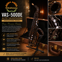 Chateau Alto Saxophone Professional Model VAS-500DE Dark lacquer finish