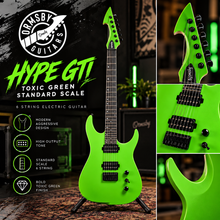 Ormsby HYPE GTI - TOXIC GREEN STANDARD SCALE 6 String Electric Guitar