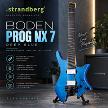 Strandberg Boden Prog NX 7 Deep Blue Electric Guitar