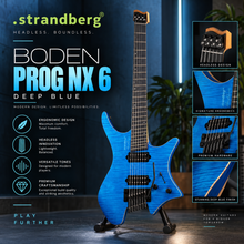 Strandberg Boden Prog NX 6 Deep Blue Electric Guitar