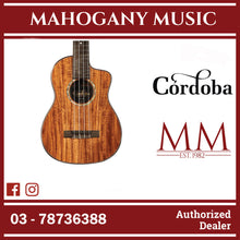 Cordoba 35T-CE Tenor Ukulele - Acacia Top, Acacia Back & Sides, with LR Baggs Pickup & Cordoba tenor polyfoam case