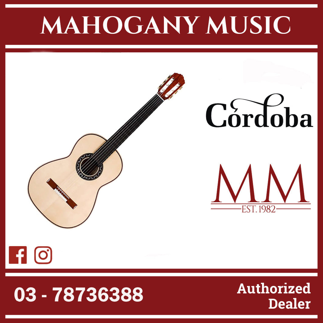 Cordoba Esteso PF SP - Solid European Spruce Top, Solid Pau Ferro Back & Sides, With Cordoba Humidified Archtop Wood Case