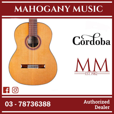Cordoba C7 CD Guitar Pack - Solid Canadian Cedar Top, Rosewood Back & Sides, Best Classical Guitar For Intermediate Players