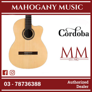 Cordoba Protege C1M-CE - Spruce Top, Mahogany Back & Sides with Pickup, Full Sized Best Budget Classical Guitar For Beginners/Students/Starters, Entry Level Electric-Classical Guitar