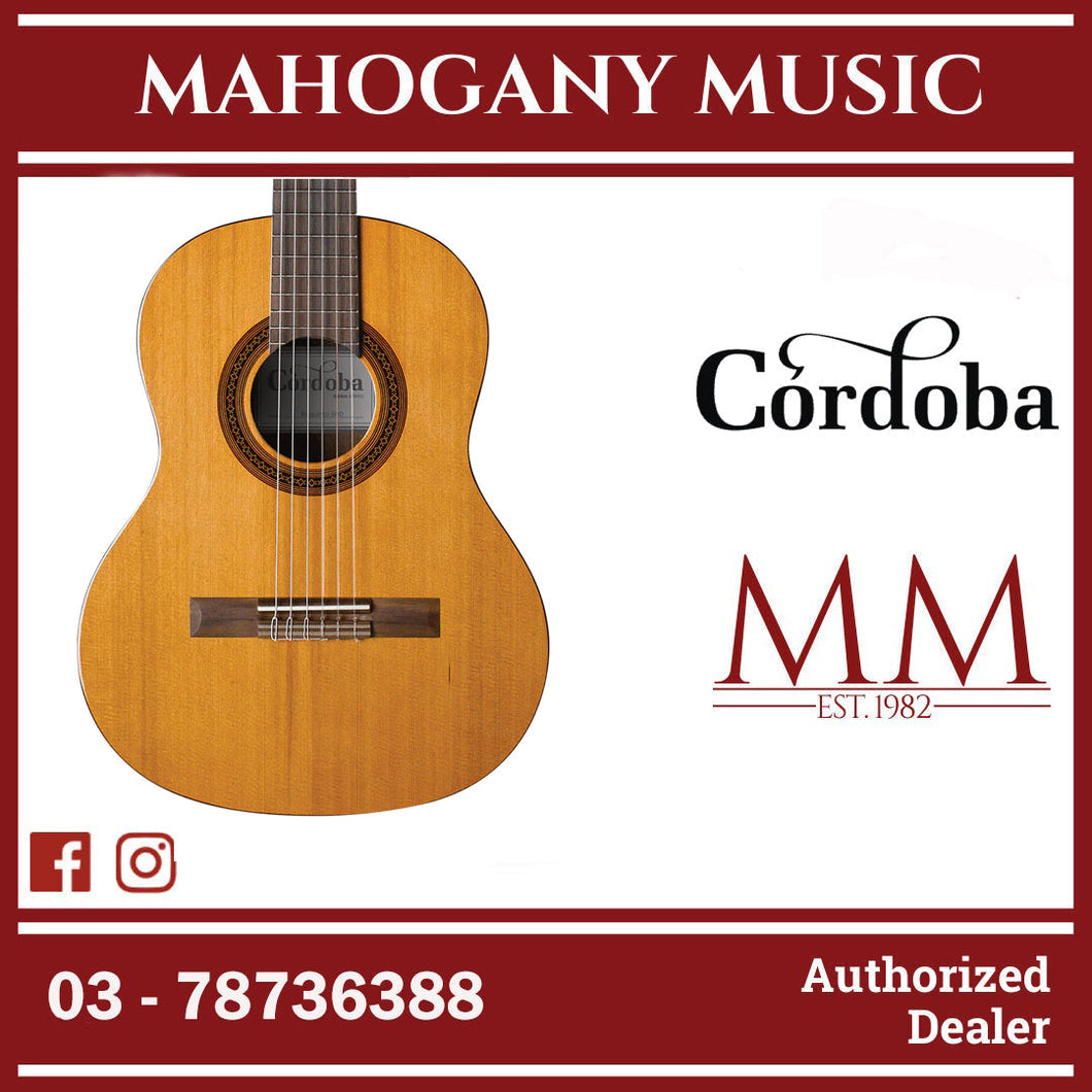 Cordoba Requinto 1/2 Classical Guitar - Solid Canadian Cedar Top, Mahogany Back & Sides Beginners Classical Guitar, Best For Traveling
