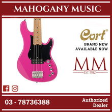 Cort GB Short Scale Bass Guitar, Fandango Purple