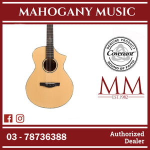 Covenant Guitar 300-RVE 40 inch Semi Acoustic Guitar with Covenant M2P Dual Channel Pick Up / Equalizer