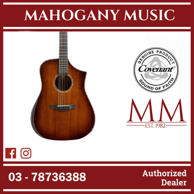 Covenant Guitar 550DV-TE Full Solid 41 inch Acoustic Guitar with M31A-M , Reverb, Chorus, Delay Effect, Build in Speaker
