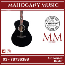 Covenant Guitar FOCUS BLACK 40 inch Solid Top Acoustic Guitar including Soft Case - Black