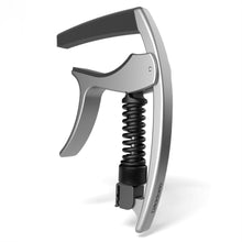 D’Addario PW-CP-09S Tri-Action Capo, Adjustable Tension, Silver