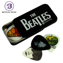 D’Addario 1CAB4-15BT1 The Beatles Guitar Pick Tins, Classic Logo, Medium Gauge (.70mm), 15-Pack