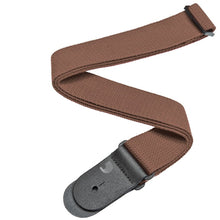 D’Addario 50CT04 Cotton Guitar Strap, Brown