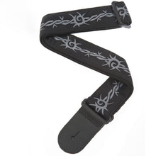 D'Addario 50F04 Nylon Woven Guitar Strap, Barbed Wire