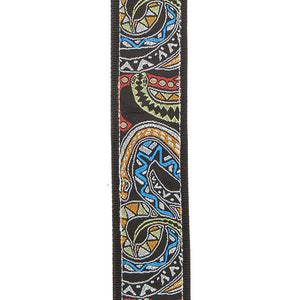 D'Addario 50JS04 Joe Satriani Signature Woven Guitar Strap, Snakes Mosaic