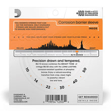 D’Addario EZ900 85/15 Bronze Acoustic Guitar Strings, Extra Light, 10-50 Gauge