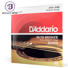 D’Addario EZ930 85/15 Bronze Acoustic Guitar Strings, Medium, 13-56 Gauge