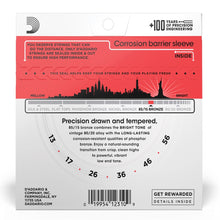 D’Addario EZ930 85/15 Bronze Acoustic Guitar Strings, Medium, 13-56 Gauge