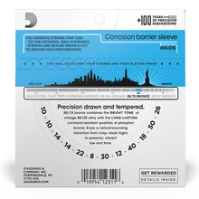 D’Addario EZ940 85/15 Bronze 12-String Acoustic Guitar Strings, Light, 10-50 Gauge