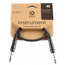 D'Addario PW-CGTP-01 Classic Series Patch Cable, Straight to Straight, 1 ft.