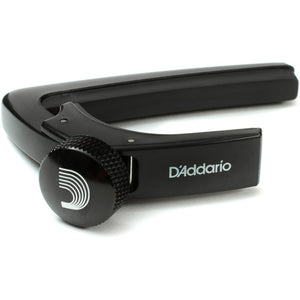 D'Addario PW-CP-07 Capo Lite, Adjustable Tension, Black