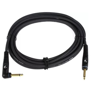 D'Addario PW-GRA-10 Custom Series Instrument Cable, Straight to Right-Angle, 10 ft.