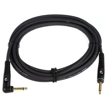 D'Addario PW-GRA-10 Custom Series Instrument Cable, Straight to Right-Angle, 10 ft.