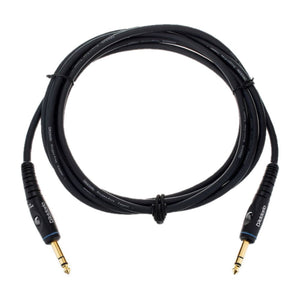 D'Addario PW-GS-10 Custom Series Instrument Cable, Straight to Straight, Stereo, 10 ft.